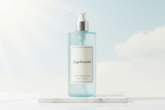 Gentle cleanser product with brand label "Jugoslovenski"