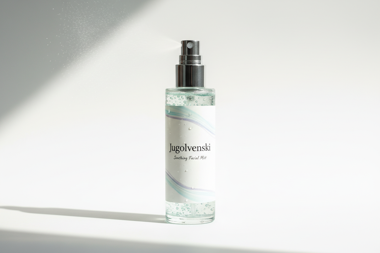 Soothing face mist product with brand name Jugoslovenski